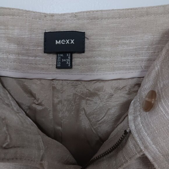 New Mexx Linen blend Pant - sz 2 - Picture 2 of 3